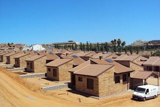 Viviendas unifamiliares en construcción