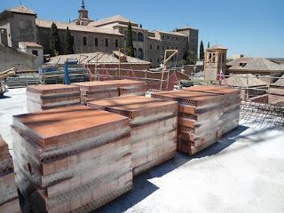 Construccion en el casco histórico de Toledo