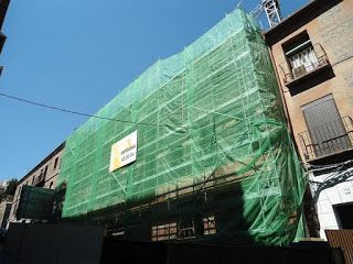 obra en curso en el Casco Histórico