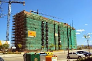 Obra en curso de Cotolma en Alcalá de Henares