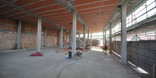 Interior de obra en curso en Toledo