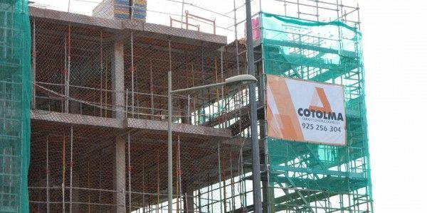 Fachada en construcción