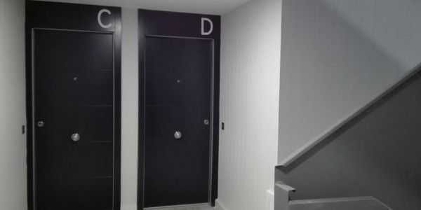Puertas de entrada a las viviendas
