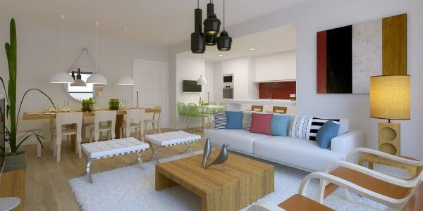 Salón de vivienda A