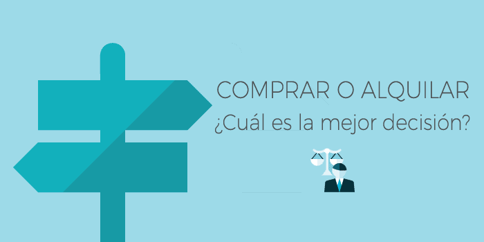 Decidir entre comprar o alquilar