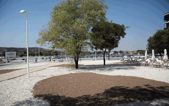 Obra en Avenida de América en Toledo