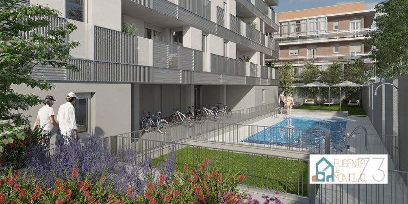 Promoción de viviendas de obra nueva en el Barrio de Puerta Bonita en Carabanchel, Madrid